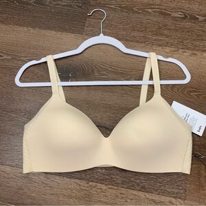 Knix Womens dune wingwoman contour wire free 3 hook bra 3